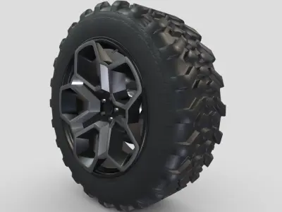 Truck whell  3D model