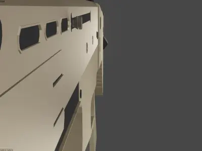 FN SCAR 175 GUN Low-poly 3D model