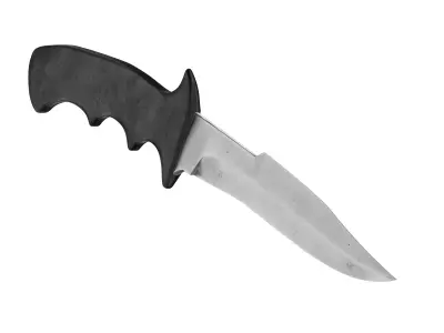 battle knife v6 3D model