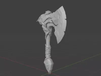Emerald Enchanted Free low-poly 3D model