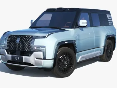 BYD YangWang U8 2023  3D model