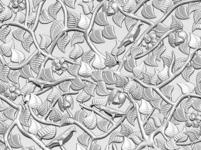  indian tree Wall Panel Indra Impex Shape Decorative Stone 3D print model