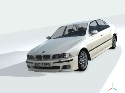 Low-poly car 3D model  Free low-poly 3D model