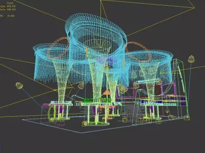 Exhibition - Area -6X9-3DMAX2010-01 3D model