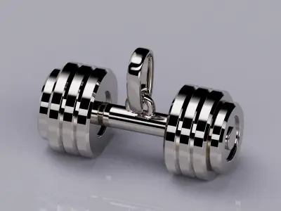 Pendant Dumbbell  3D print model
