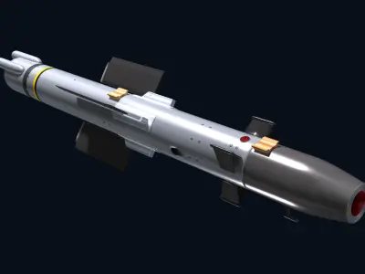 Akeron LP Missile 3D model