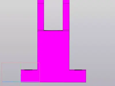 Heavy Duty Lifting Hook Bracket - Industrial Crane Part 3D model