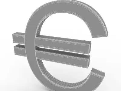 Euro Symbol 3D model