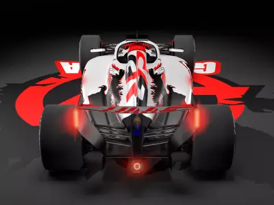 2026 Godzilla HAAS F1 - Japan Special Livery 3D model