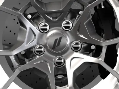 Dodge Challenger GT AWD 2017 wheel 3D model