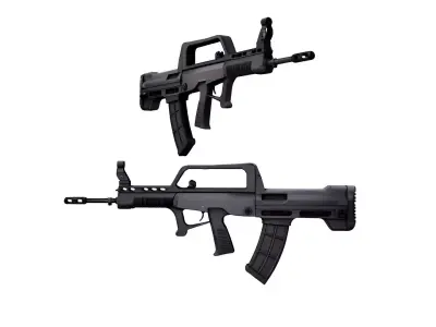 Assault Rifle QBZ-95 3D model
