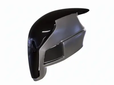 Sci-Fi Mask - Support Me by Order Low-poly 3D model