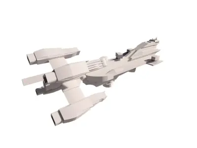  Spaceship-spacecraft-Ultra18 3D model