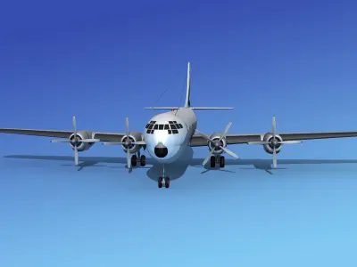 Boeing 377 Corporate 3 3D model