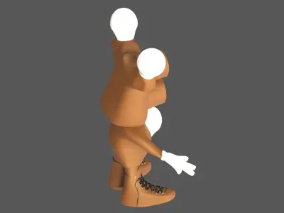  Cartoon Bulb Holder v2 