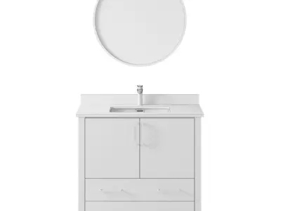 OVE Lorenzo 36 Midnight Blue Vanity 3D model