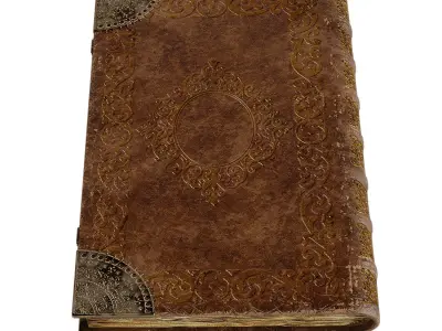 HISTORICAL BOOK VOL01 Low-poly 3D model