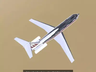 IP-Free Regional Jetliner Pack  Mesh and NURBS CAD included
