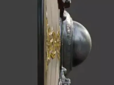 Viking Round Shield 3D Model v02 Low-poly 3D model