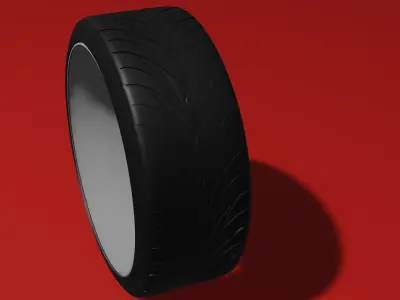Car Tyre Free 3D model