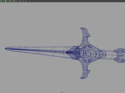 sword 3d model 3D model