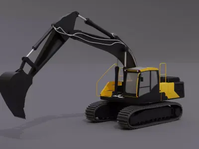 Construction vehicles  3D model