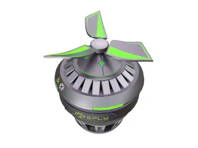 Sci fi grenade   Low-poly 3D model