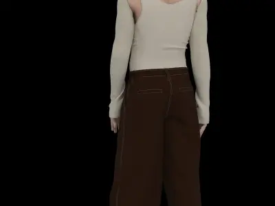 MALE OUTFIT 3D MODEL 3D model