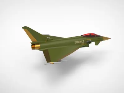 Eurofighter Typhoon FGR4 3D model