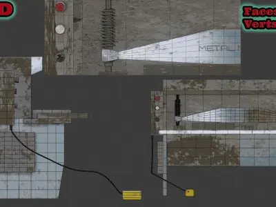 Electromechanical guillotine Metal Master ETG 2015E 3D model