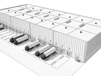 Logistics Center Collection 3D model purchase