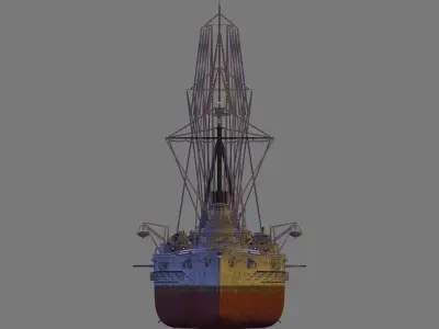 IJN Settsu 3D model