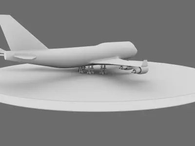 3D Airplane Free 3D model