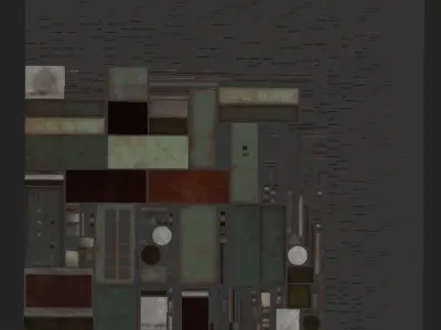 Industrial Object 02 Low-poly 3D model Low-poly 3D model