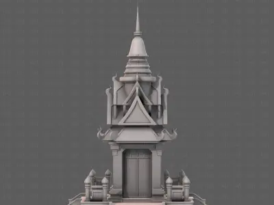 Pagoda V14 3D model