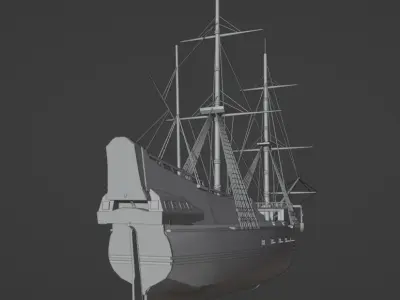Sailing Ship 3D model order
