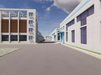 Industrial Scene -A23 3D model