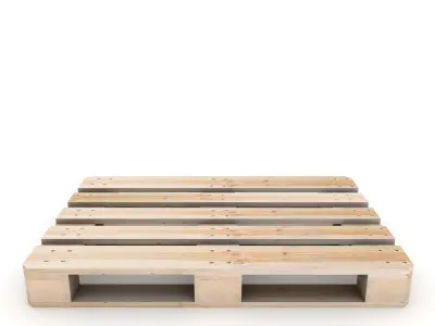 Wooden Pallet Low Poly Low-poly 3D model