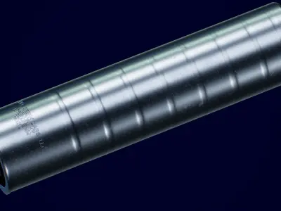 Otter Creek Labs Lithium 9 Suppressor Low-poly 3D model