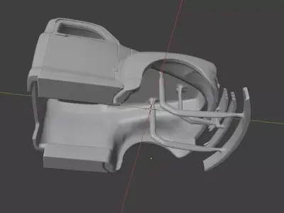 1947 Nash Haul Thrift truck cab 3D print model