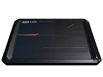 SciFi Data Slate Cracked Screen 3D model