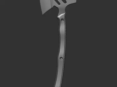 Military axe Free 3D model
