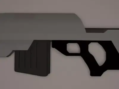 Laser blaster 3D print model