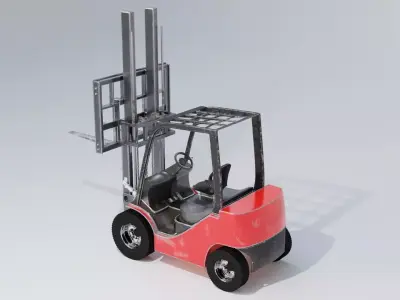 Clark S20 53 Forklift Truck 3D model