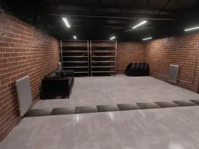 Warehouse loft 3D model order