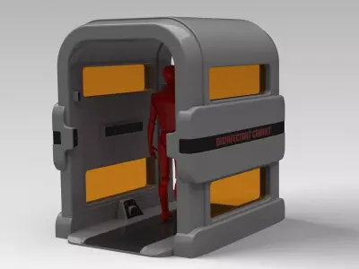  disinfectant tunnel 3D model