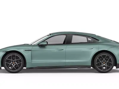 Porsche Taycan 2025 3D model