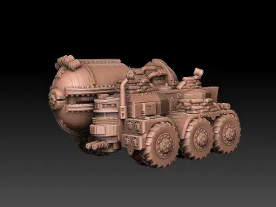 Extra Ordinatus Tolered Mobile Megacannon 3D print model