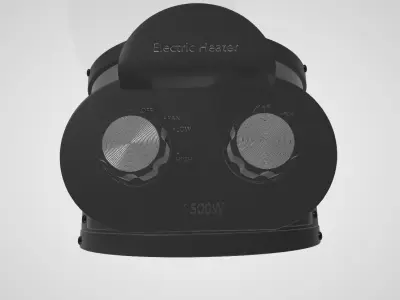 Desktop Heater Household Energy Saving Electric Heater Low-poly 3D model