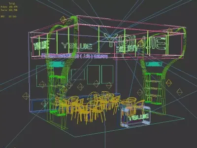 Exhibition - Area -6X6-3DMAX2010-018 3D model
